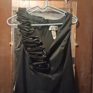Large black prom dress